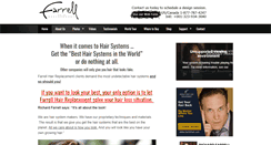 Desktop Screenshot of farrellhair.com